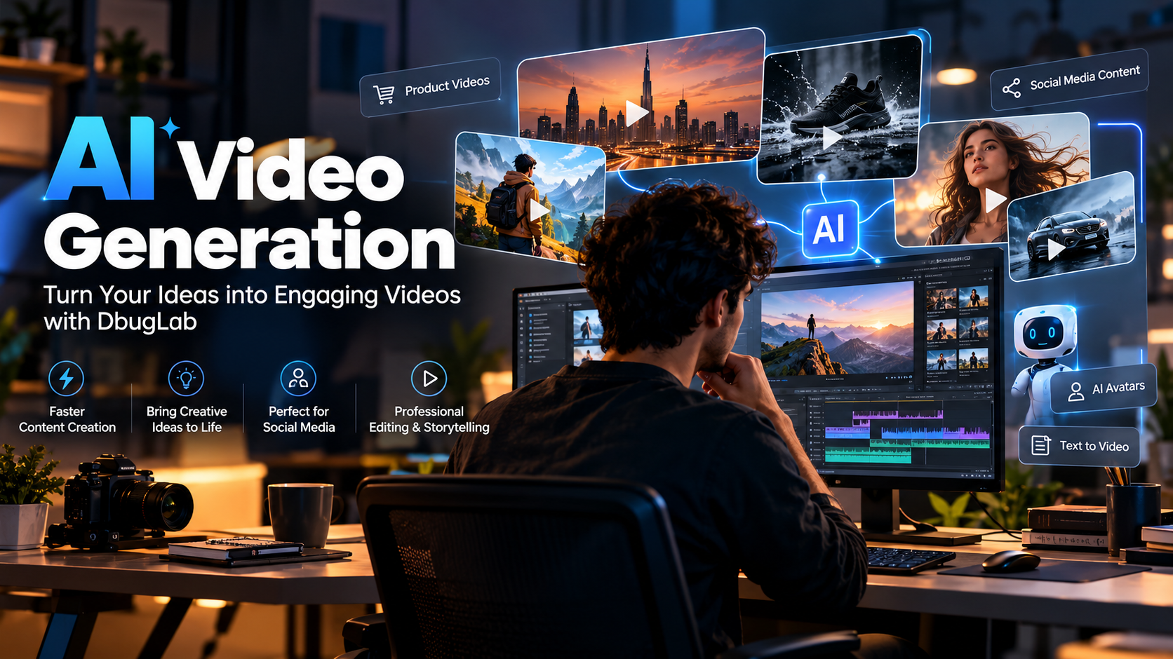 AI Video Generation: Turn Your Ideas into Engaging Videos with DbugLab